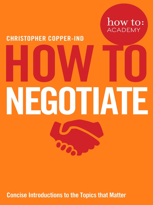 Title details for How to Negotiate by Christopher Copper-Ind - Wait list